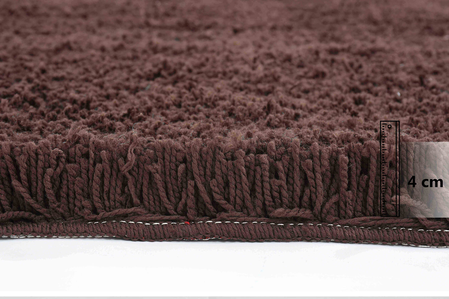 Presto Brown Solid Soft Feel Anti-Skid Carpet - ICAS02