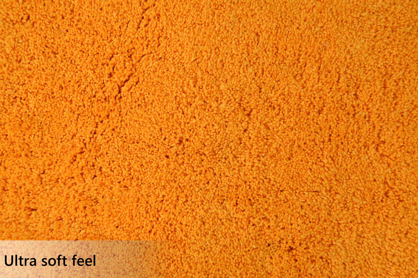 Presto Yellow Solid Soft Feel Anti-Skid Carpet - ICAS08
