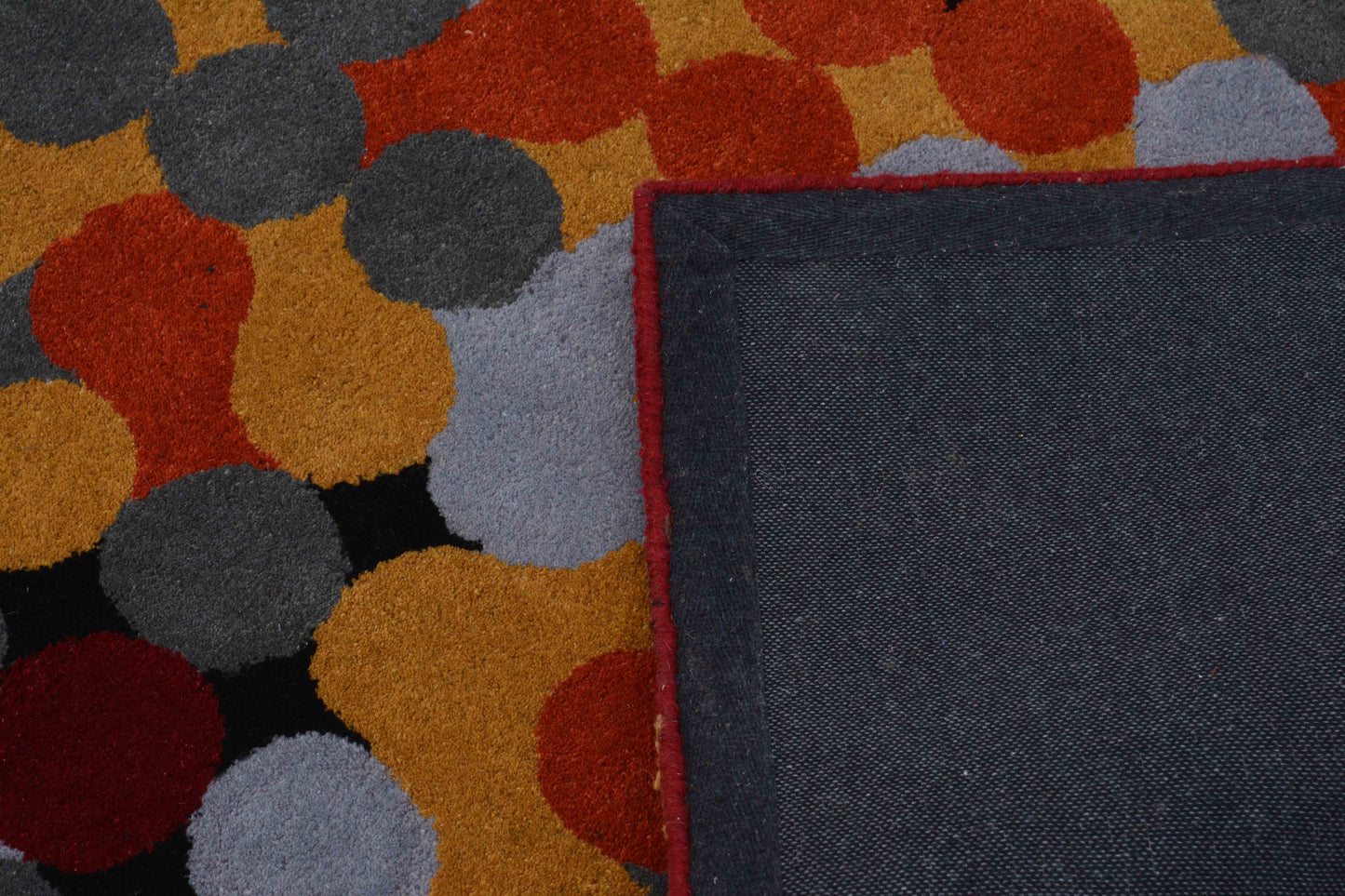 Red Hand Tufted Wool Carpet - ICHT1161