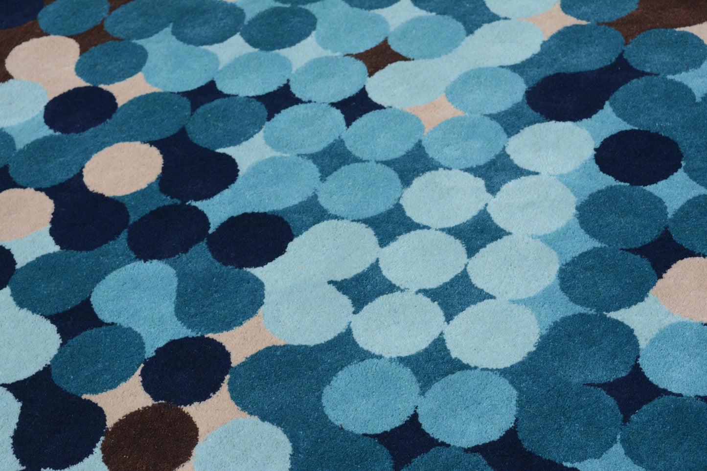 Brown Hand Tufted Wool Carpet - ICHT1162