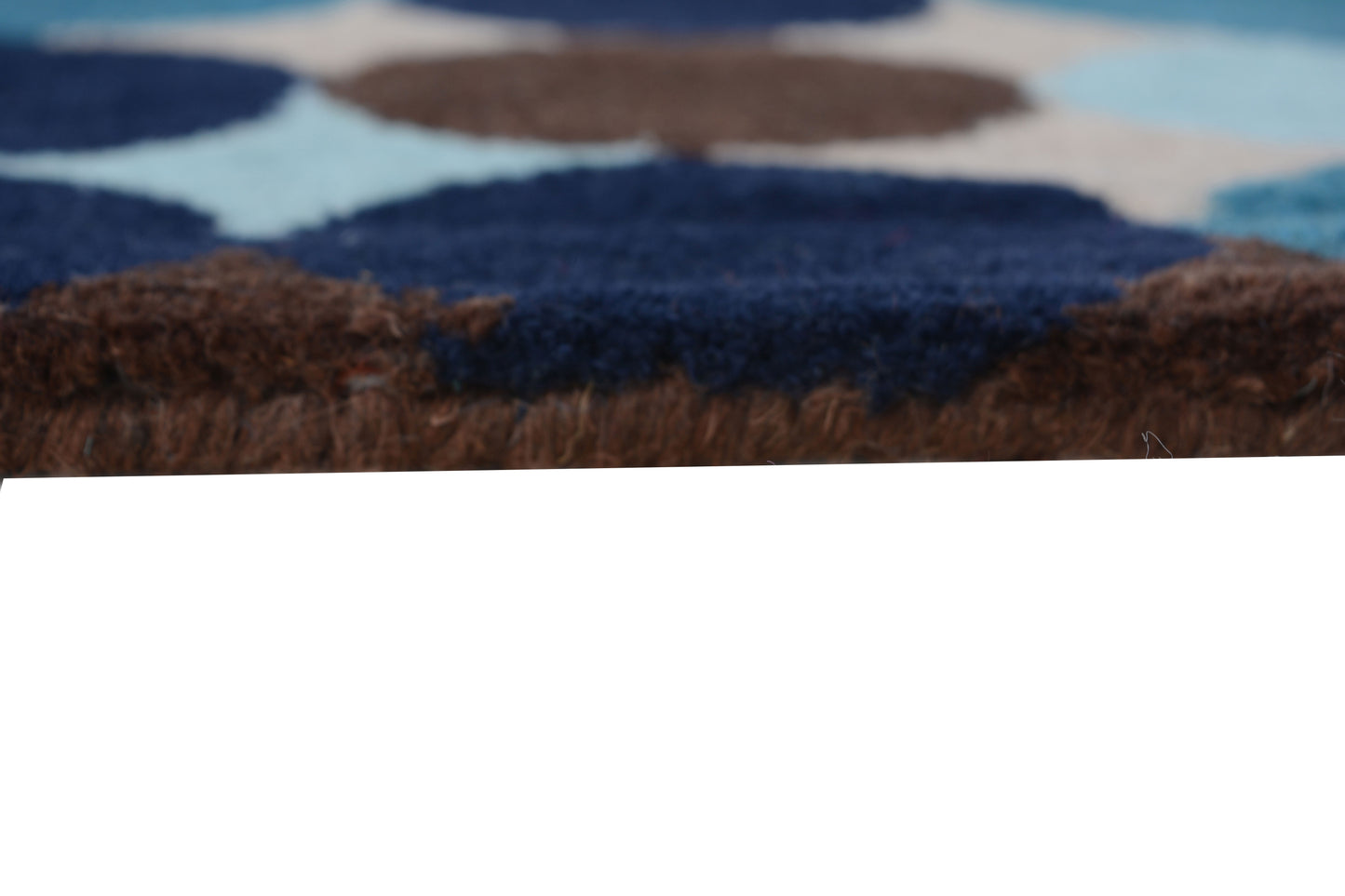 Brown Hand Tufted Wool Carpet - ICHT1162