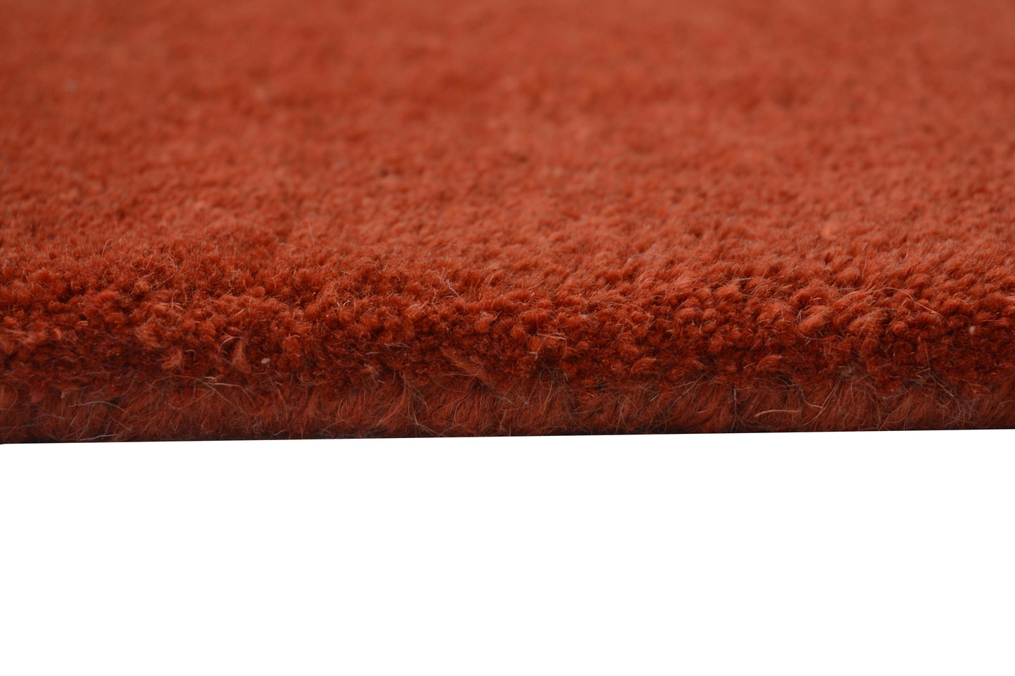 Orange Hand Tufted Wool Carpet - ICHT1176