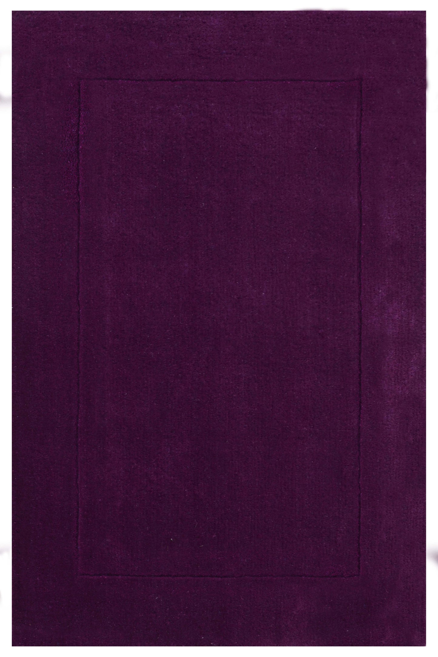Purple Hand Tufted Wool Carpet - ICHT1177