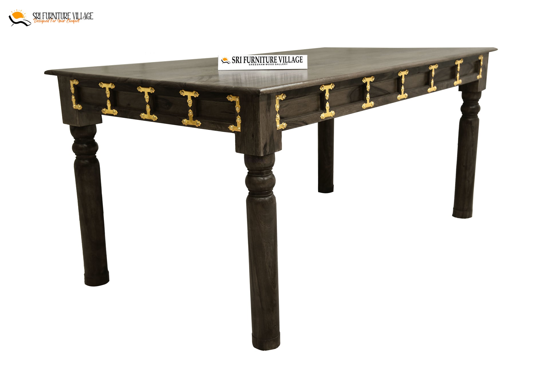 Stone 6 Seater Dining Table Set