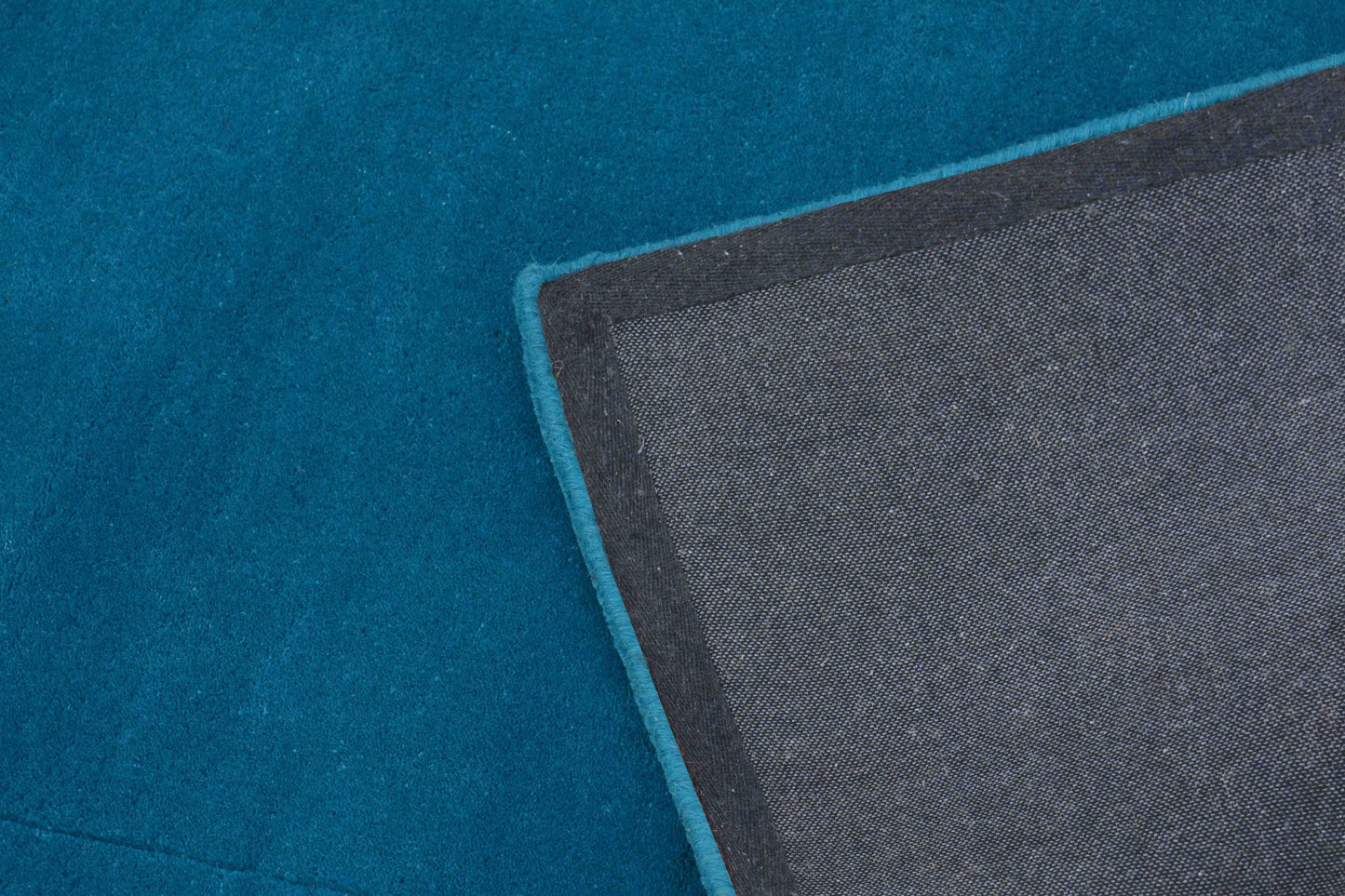 Blue Hand Tufted Wool Carpet  - ICHT1179
